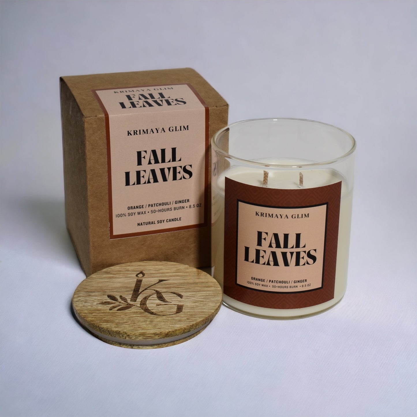 FALL LEAVES CANDLE