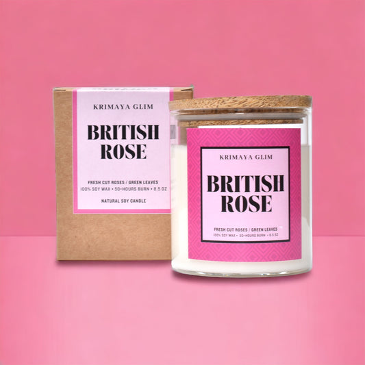 BRITISH ROSE CANDLE