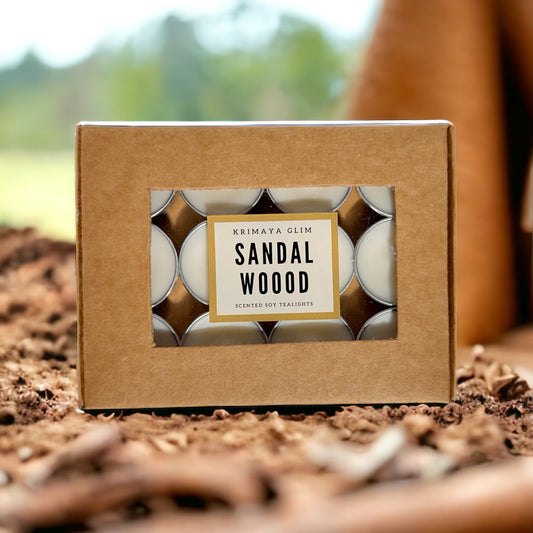 SANDALWOOD SOY TEALIGHTS